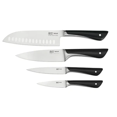 Abbildung von Tefal Messer Set &quot;K267S4 Jamie Oliver&quot;, (Set, 4 tlg.), hohe Leistung, unverwechselbares Design, widerstandsfähig/langlebig