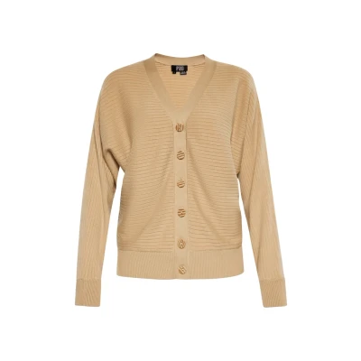 Abbildung von Dreimaster Strickjacke Frauen Beige