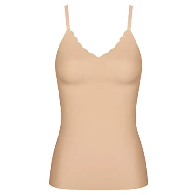 Abbildung von sloggi Damen ZERO Feel Wavy Bra Shirt BH Shirt, Peanut Butter, XS