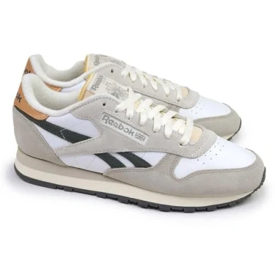 Abbildung von Reebok Classic Unisex Sneaker low, Größe: 40.5, White/moonstone/grey 5 Leder und textil