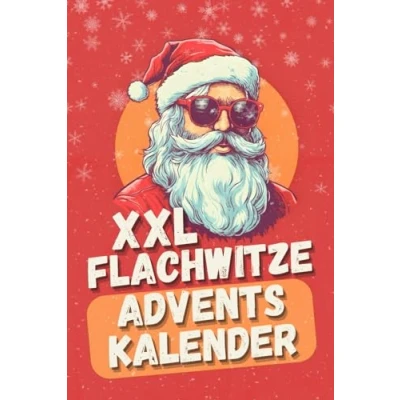 Abbildung von XXL Flachwitze Adventskalender: Der perfekte Kalender für Männer die lieben. 24 Tage humorvoll durch Vorweihnachtszeit.