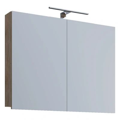 Abbildung von VCM Spiegelschrank Holz Badmöbel Spiegel Badinos 60 cm (1 St)