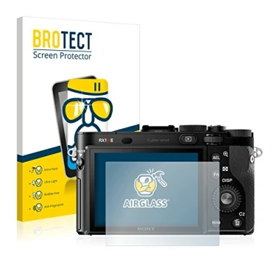 Abbildung von BROTECT Schutzglas für Sony Cyber Shot DSC RX1R II Schutzfolie Panzer Folie Glas [Extrem Kratzfest 9H, Anti Fingerprint, Ultra Transparent]