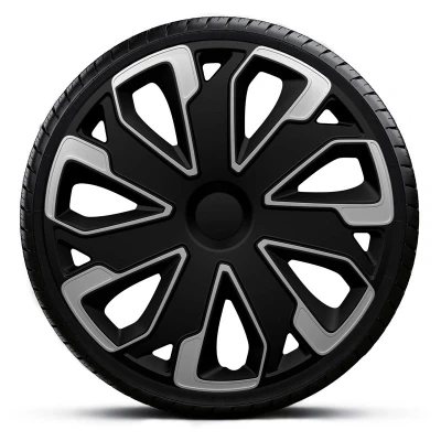 Abbildung von AutoStyle PP 5473SB Radblenden 13Zoll schwarz/silber