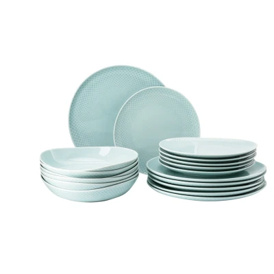 Abbildung von Rosenthal Junto Opal Green Teller Set 18t