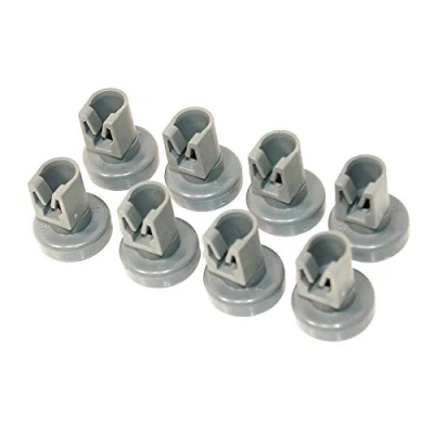 Abbildung von 8x Korbrolle Korbrollen für Oberkorb Spülmaschine von AEG Electrolux, Juno, Zanussi, Privileg, Progress, Quelle Geschirrspüler 50286967000