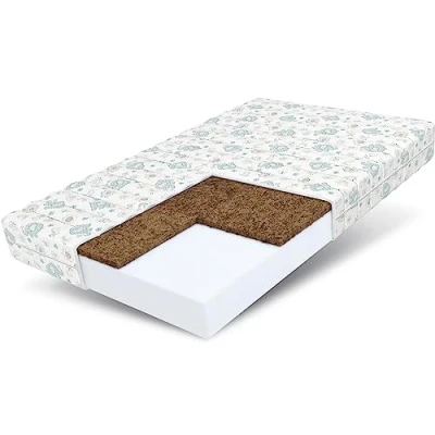 Abbildung von FDM Calm Matratze 90x190 cm Kaltschaum Kindermatratze Höhe 10 Härtegrad H3 H4 Öko Tex Allergikergeeignet Bezug Waschbar Kokosfaser Einlage Matratzenbezug Dumbo