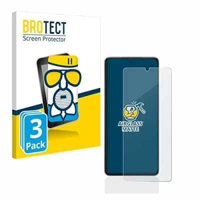 Abbildung von BROTECT Entspiegelungs Schutzglas für Samsung Galaxy S21 Ultra 5G (3 Stück) Schutz Folie Panzerfolie Glas Matt [Extrem Kratzfest 9H, Anti Reflex]