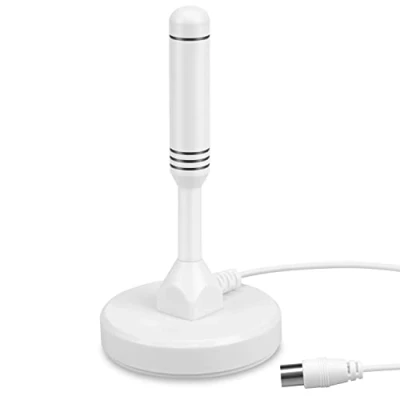 Abbildung von DVB T/DVB T2 Antenne August DTA240 stärkere Stabantenne für digitales Fernsehen/Digital TV/DAB Radio/DVB Tuner Stick/ALU Massivkern maximale Signalqualität Mit Magnetfuß 2m Kabel