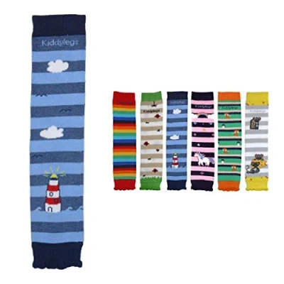 Abbildung von Kiddylegs® Baby und Kinderstulpen Standard aus Bio Baumwolle kbA (Leuchtturm)