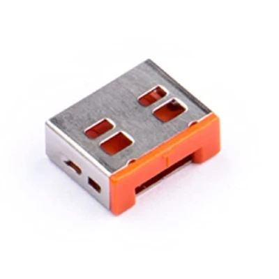 Abbildung von SmartKeeper ESSENTIAL / 10 x USB A Port Blockers Orange