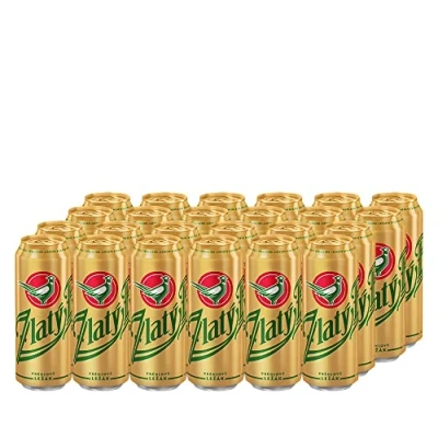 Abbildung von Zlaty Bazant Lezak Slowakisches Lagerbier (24 x 0,5 Liter) Dosenbier