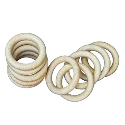 Abbildung von JOWE Holzringe aus Buche Ø56 mm, 10 Stk Ringe Holz made in Austria