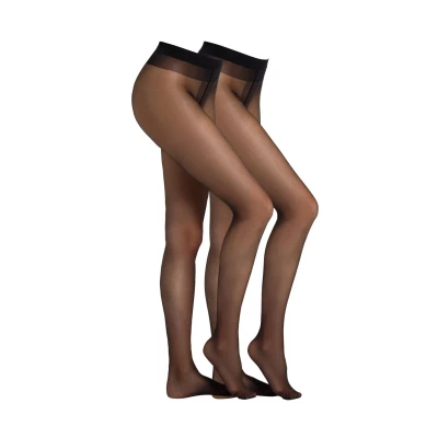 Abbildung von camano Everyday 20 DEN 2P Strumpfhose, Damen, Größe: 38/40, Anthracite