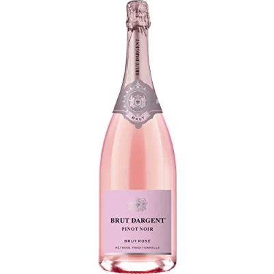 Abbildung von Brut Dargent Sekt Rosé Pinot Noir Magnum, Qualitativ hochwertiger trocken aus Frankreich, Methode Traditionnelle (1 x 1,5 l)