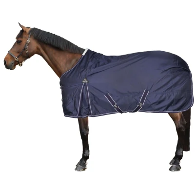 Abbildung von HKM Outdoordecke Premium 1680D 200g mit Teddy Fütterung Dunkelblau 155