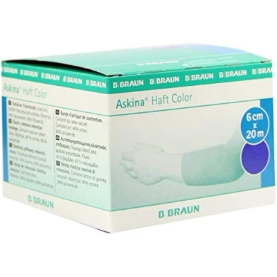 Abbildung von Askina Haftbinde Color 6cmx20m blau