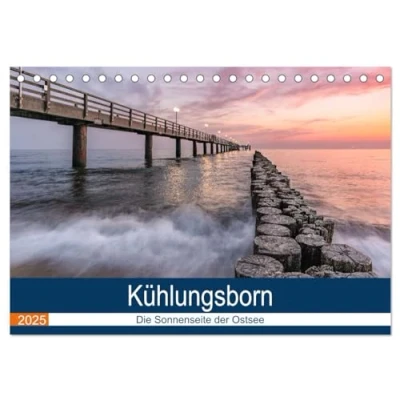 Abbildung von Kühlungsborn Die Sonnenseite der Ostsee (Tischkalender 2025 DIN A5 quer), CALVENDO Monatskalender