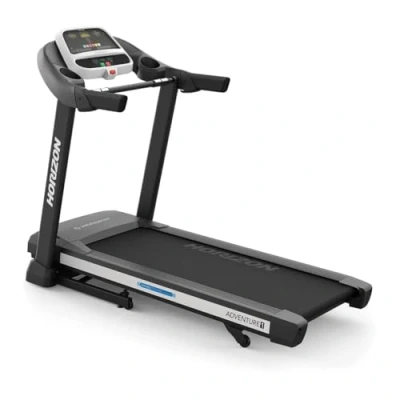 Abbildung von Horizon Fitness Laufband &quot;Adventure 1&quot;, mit Höchstgeschwindigkeit 18 km/h und integrierten Handpulssensoren