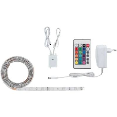 Abbildung von Paulmann LED Streifen SimpLED 1,5m RGB 12W Weiß Metall Kst, 1 flammig