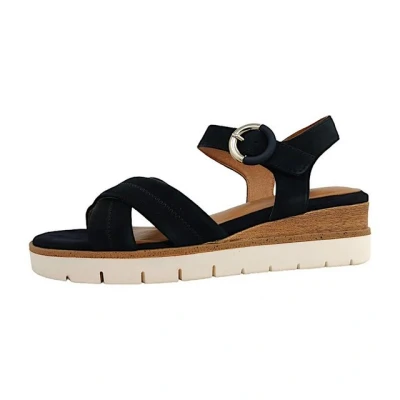 Abbildung von Tamaris Plateausandalette, Damen, Größe: 41, Navy Schuhe