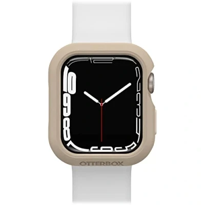Abbildung von OtterBox All Day Bumper für Apple Watch Series 9/8/7 41mm, stoßfeste, sturzsichere, schlanke Schutzhülle Watch, schützt den Display und die Kanten, Beige