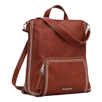 Abbildung von Desigual BACK_TRAMA PRETORIA Damen, braun, 0, Lässig