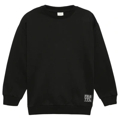 Abbildung von s.Oliver MIT BÜNDCHEN UND Logopatch Sweatshirt für Kinder, Größe: 146/152, Schwarz