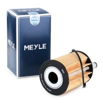Abbildung von MEYLE 714 322 0007 Ölfilter ORIGINAL Quality mit Dichtung Filtereinsatz FORD: C Max 2, FIESTA 6, 5, PEUGEOT: 206 Schrägheck, 208 I Schrägheck