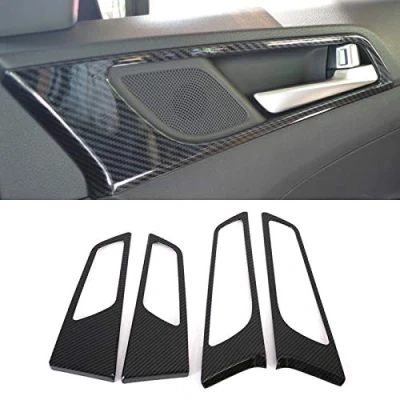 Abbildung von HIGH FLYING Interieur Dekor ABS Kunststoff Kohlefaserfarbe für Tucson TL 2015 2020 (Türgriff)