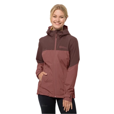 Abbildung von Jack Wolfskin Weiltal 2L W Outdoorjacke, Damen, Größe: Medium, Apple butter