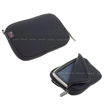 Abbildung von Digicharge® 5 Zoll Schwarz Neopren Hülle Navibag Tasche für TomTom Go PREMIUM 5&quot; BASIC ESSENTIAL 5200 520 510 5100 RIDER 500 550 42 420 450 410 Professional Trucker Start Via 52 50 53 TOM