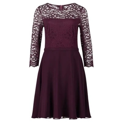 Abbildung von Vera Mont Cocktailkleid/festliches Kleid, Damen, Größe: 34, Shiny aubergine
