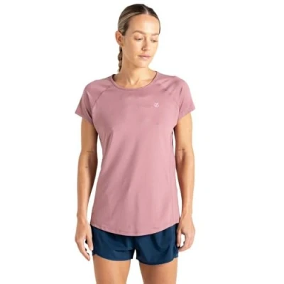 Abbildung von Damen Wandern T Shirt. pink