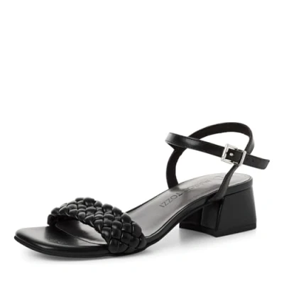 Abbildung von MARCO TOZZI Damen Sandalen mit Absatz Elegant Kleiner Absatz, Schwarz (Black), 39 EU