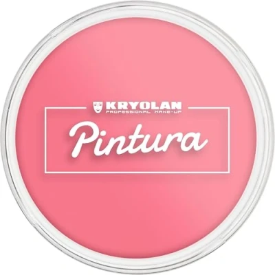 Abbildung von Kryolan Pintura Water Color Schminke 25ml, Farbe: Hot Pink, Waschbar, Vegan, ohne Parfüm, Parabene, Glutenfrei ideal für Kinder, Party, Karneval, Fasching &amp; Halloween