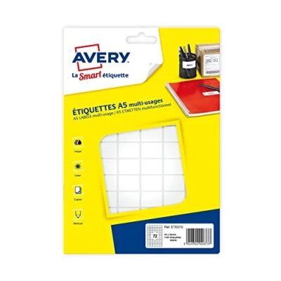 Abbildung von Avery Box mit 1152 Mehrzwecketiketten, 16 x 22 mm, weiß