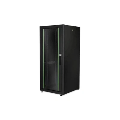 Abbildung von DIGITUS Netzwerkschrank 19 Zoll Rack 26HE 60x60 cm Dynamic Basic Serie Traglast 600 kg Nutztiefe 550 mm Schwarz