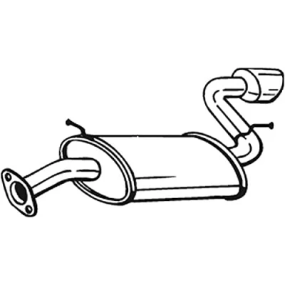Abbildung von Endschalldämpfer BOSAL 128 005