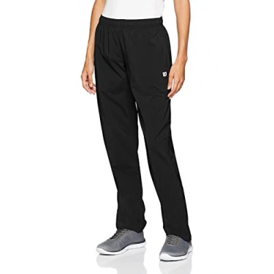 Abbildung von Wilson Damen Trainingshose, W Team Woven Pant, Polyester, Schwarz, Größe: XL, WRA766501