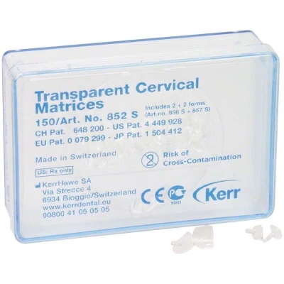 Abbildung von Hawe Zervikalfolien transparent 852S 150 Matrizen