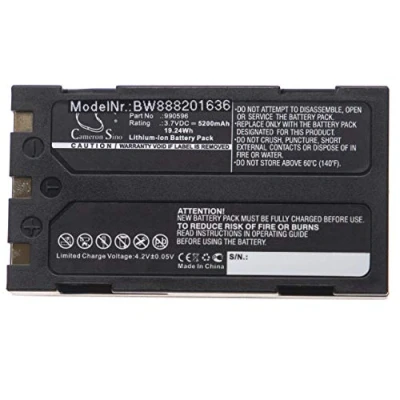 Abbildung von vhbw 1x Akku kompatibel mit Ridgid 40798, CA 100, Micro 25, 300, 37888, 300 Messgerät (5200 mAh, 3,7 V, Li Ion)