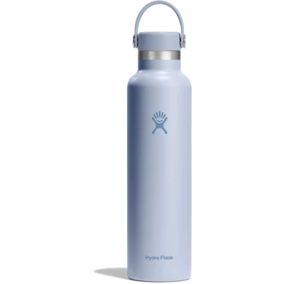 Abbildung von HYDRO FLASK Standard Mouth Trinkflasche 709ml (24 oz) Isolierte Wasserflasche aus Edelstahl Sportflasche mit auslaufsicherem Flex Deckel &amp; Gurt Thermoflasche Spülmaschinenfest Surf