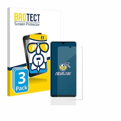 Abbildung von BROTECT Schutzglas für Huawei P30 (3 Stück) Schutzfolie Panzer Folie Glas [Extrem Kratzfest 9H, Anti Fingerprint, Ultra Transparent]