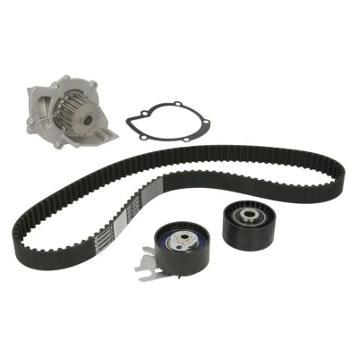 Abbildung von HEPU PK08010 Wasserpumpe + Zahnriemensatz 116 FORD: S Max Mk1 MPV, MONDEO 4 Turnier, Focus 2 Schrägheck, PEUGEOT: 307 SW, 407 SW