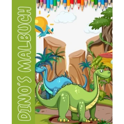 Abbildung von Dino&#039;s Malbuch: Dinosaurier Malbuch für Kinder ab 3 Jahren