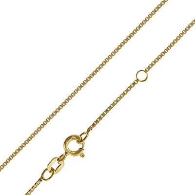Abbildung von trendor 35913 Feine Venezianer Kette Gold auf 925 Silber 0,9 mm 38 bis 50 cm