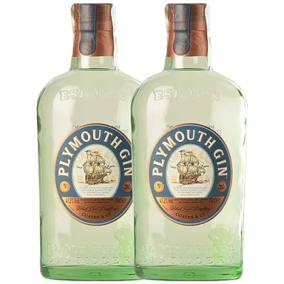 Abbildung von Gin Plymouth England 70 cl (Schachtel mit 2 Flaschen von cl)
