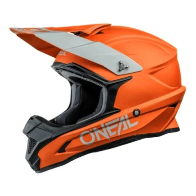 Abbildung von O&#039;NEAL Motocross Helm MX Enduro Motorrad ABS Schale, , Lüftungsöffnungen für optimale Belüftung und Kühlung 1SRS Helmet Solid Erwachsene Orange Größe XL