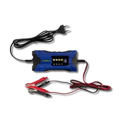 Abbildung von Goodyear Evo Intelligentes Batterieladegerät 2,0 Ampere 6 12V für STD, AGM, GEL und LiFePO4 Batterien. 3 60Ah Kapazität.